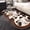 Style three, variant on 4 Styles Cute Cat Character Bedside Rug, Pink Leopard Print Non-Slip Fluffy Area Carpet