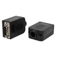thumbnail image 2 of 2Pcs DB9 Nut Type 9 Pin Male and Female Serial Terminal Connector Module with Black Shell DB9-G-8A DB9-M-8A, 2 of 4