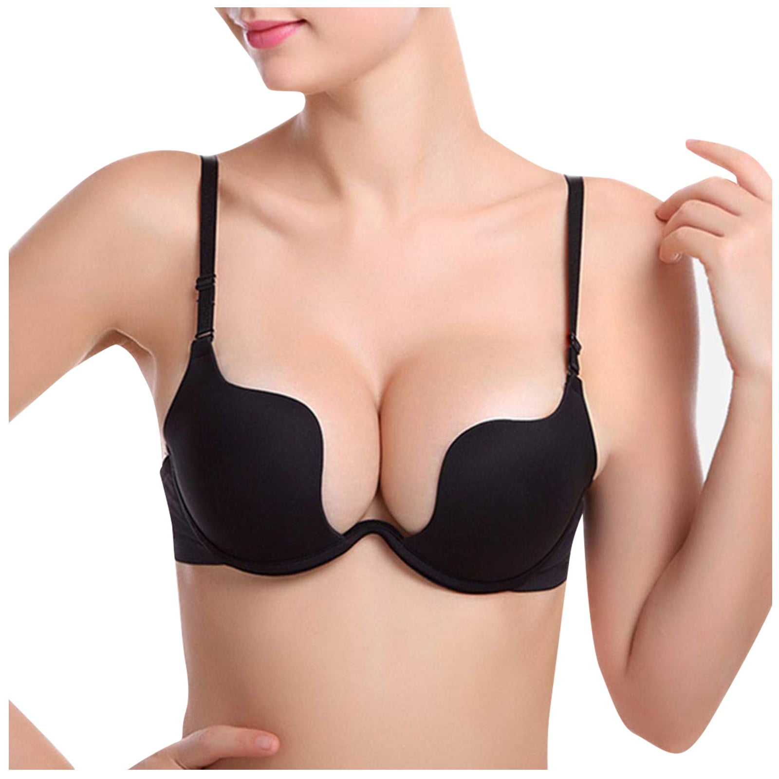 Sexy Brassiere Lingerie Underwire Bra Push Up Bh for Women A B C D E Cups  Criss-Cross Magic Convertible Adjusted Bandage Straps