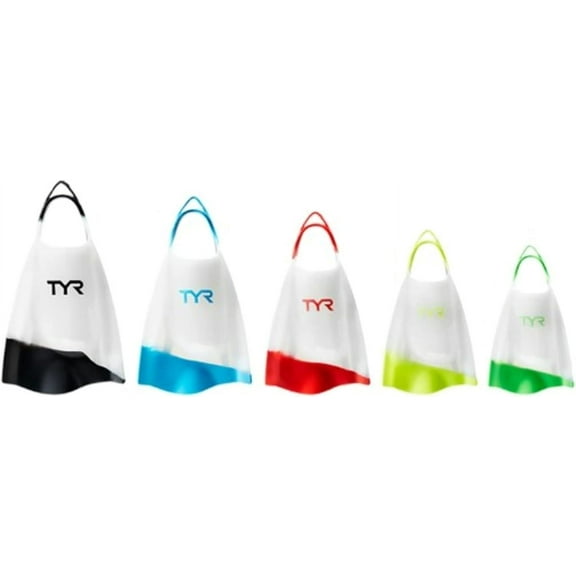 TYR Hydroblade Swim Training Fins, Clear, X-Large