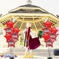 thumbnail image 6 of PMU Graduation Bouquet with (3) 18 Inch Congrats Grad Star & (3) 22 Inch Solid Star Shape Red Mylar Balloons Pkg/6, 6 of 6