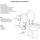 thumbnail image 5 of Rociador de bidé para inodoro de acero inoxidable 304 con adaptador en T, manguera adicional de 1,5 m y soporte, ducha de mano para bidé e inodoro (adaptador en T), 5 of 5
