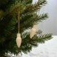thumbnail image 1 of Xihbxyly Colgantes Navideños de Madera, Adornos Colgantes Rojos, Diseño de Madera Natural, Perfectos para Decorar Árboles de Navidad, Paredes y Puertas, Fiestas y Bodas, Juego de 3, Tamaño 5 X 2 Cm., 1 of 7
