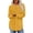 Yellow, variant on TEMOFON Long Sleeve Shirts for Women Loose Fit Dressy Casual Button Sweater Crew Neck Pullover Basic Sweaters for Women