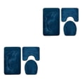 thumbnail image 3 of Inteprter Juego de alfombrillas de baño antideslizantes, tacto y no se deforma fácilmente para cualquier juego de baño duradero para el hogar Type7 NO7, 3 of 6