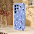 thumbnail image 4 of Compatible with Samsung Galaxy S25 Ultra Case Clear with Flower Design, Cute Soft Silicone TPU Floral Aesthetic Women Girls Transparent Protective Shockproof Anti-Scratch Anti-Yellow Phone Cover, C, 4 of 7