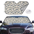 thumbnail image 2 of Balery Snake Print Car Windshield Sun Shade,Windshield Sunshade for Car Pickup Truck SUV Accessories-Medium, 2 of 7