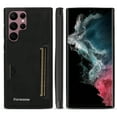thumbnail image 2 of Case For Samsung Galaxy S23FE,Decase Ultra Slim Retro Style Minimalist PU Leather Phone Cover Durable Drop Protection Anti-Scratch Shockproof Case - black, 2 of 6