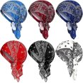 thumbnail image 1 of 6 st Kvinnors Bomulls Kemoterapihatt Turban Mössa, Förbundna Huvuddukar Huvudbonader Scarves Mössor Stretch Sovturbanhatt {DB}, 1 of 4