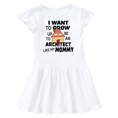 

Inktastic I Want To Grow up To Be An Architect Like My Mommy Gift Baby Girl Dress