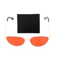 thumbnail image 1 of Gafas de sol de estilo simple Protección UV Unisex Hombres Mujeres Gafas al aire libre para viajes Rojo, 1 of 8