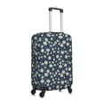 thumbnail image 3 of Fotbe Daisy Floral B Luggage Cover Protector,Suitcase Protector,Scratch and Dirt Resistant,Fits 18-32 Inch Luggage-X-Large, 3 of 9