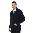 thumbnail image 2 of Gioberti Mens Heavy Weight Shawl Collar Knitted Regular Fit Cardigan, 2 of 4