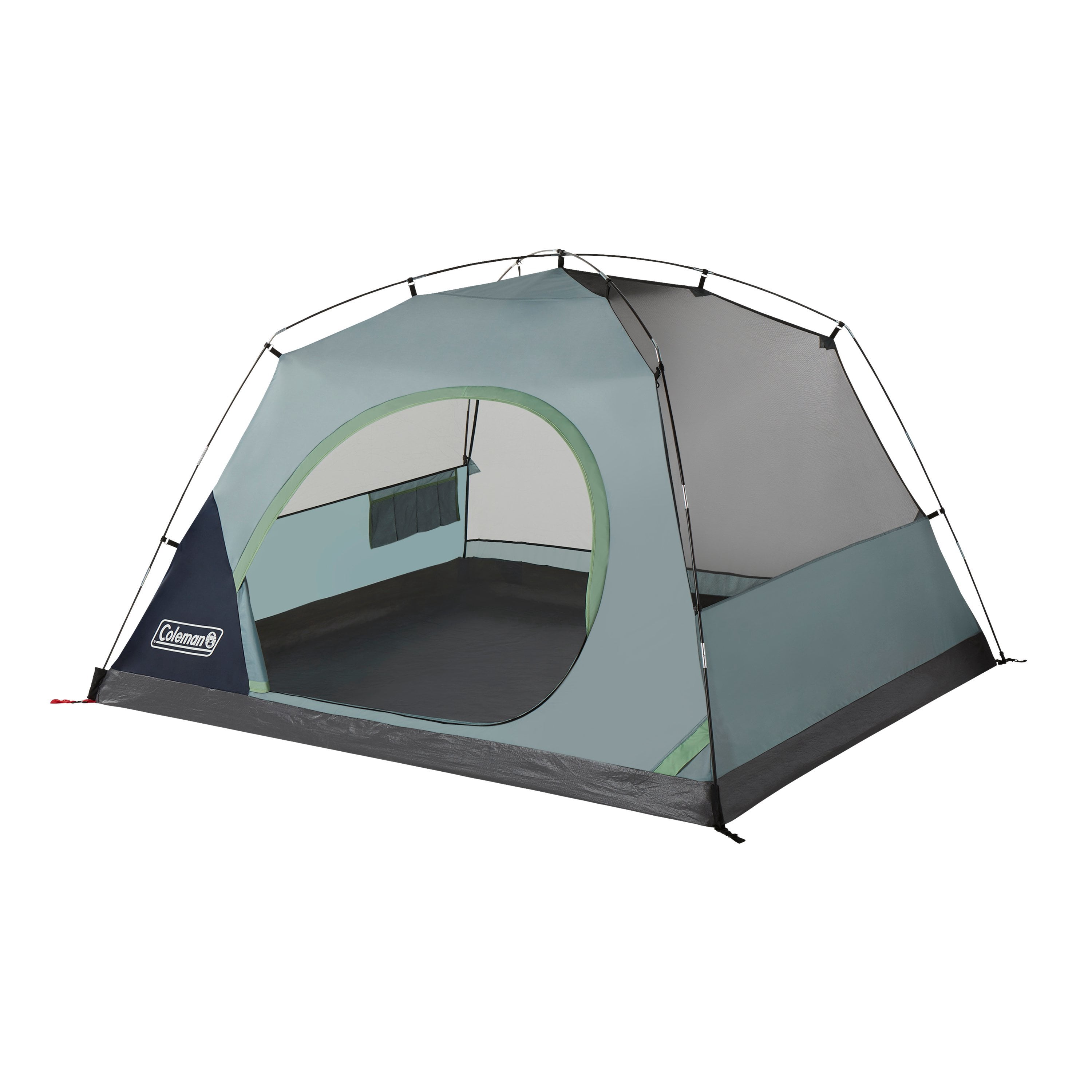 Coleman Skydome 4-Person Camping Tent with Full-Fly Vestibule, Blue Nights