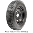 thumbnail image 1 of Taskmaster Tire/Wheel Assembly A15R45BMM Tire/Wheel Assembly; Provider; 15 Inch Diameter x 5 Inch Width; 5 x 114.3 Millimeter/5 x 4.50 Inch Bolt Pattern; Modular; 2 Piece Welded Steel Construction, 1 of 1