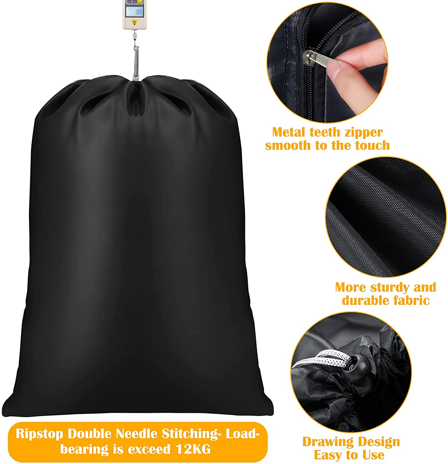 2 Pieces Travel Laundry Bag Small Dirty 