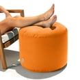 thumbnail image 3 of Jaxx Spring Indoor / Outdoor Bean Bag Pouf Ottoman, Sunbrella Tangerine, 3 of 9