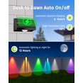 thumbnail image 3 of Luces solares para vallas SenLukit, impermeables, LED, 7 modos, paquete de 8, 3 of 8