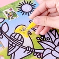 thumbnail image 5 of Juguetes educativos de dibujos animados de tamaño mediano, pintura de arena para jardín de infantes, materiales hechos a mano para niños con arena de seis colores, 5 of 5
