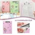 thumbnail image 2 of Wovilon A4 Clipboard Storage Box, Plastic Waterproof Paper Clipboard, Paper Holder, Letter Size Slim-case Clip Board for School and Office, File Binder Nursing Memo Clipboard, Document Drawing Pad, 2 of 4