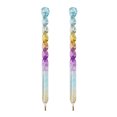 thumbnail image 1 of 2PCS Dotting Pen Diamond Picture Dot Rhinestone Pen Colorful Modeling Point Drilling Tool Portable Rhinestone Beads Picker for Home Office School Use Twisted Style, 1 of 8