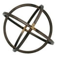 thumbnail image 2 of Metal Sculpture Rust Finish Gold 10"H, 2 of 3