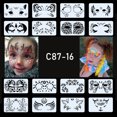 thumbnail image 4 of Waterproof Long Lasting Body Art Stickers Fake Skin Decals for Women Men Party Festival Makeup, 4 of 10