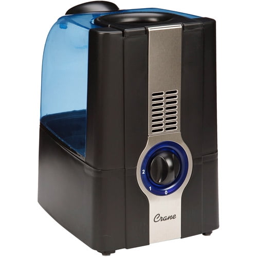Crane Warm Mist Humidifier, Black