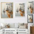 thumbnail image 4 of Designart "Coastal Port In Minimalist Style II" Port Landscape Floater Framed Canvas Wall Art, 4 of 5