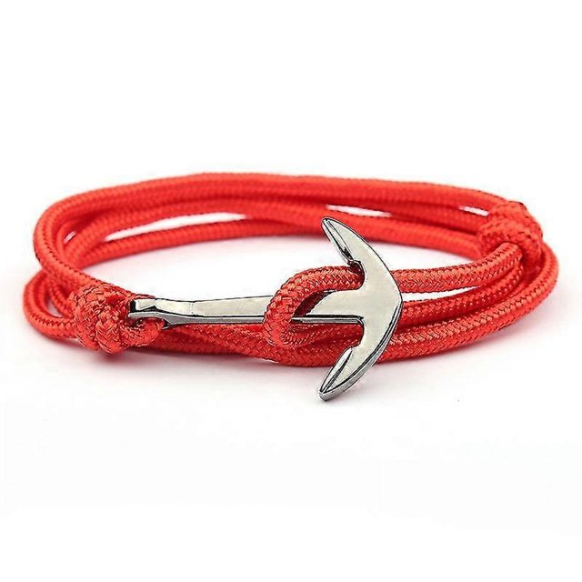 Pulseras de ancla de paracord ajustables para hombres, pulsera de amuletos de amistad para mujer, 3