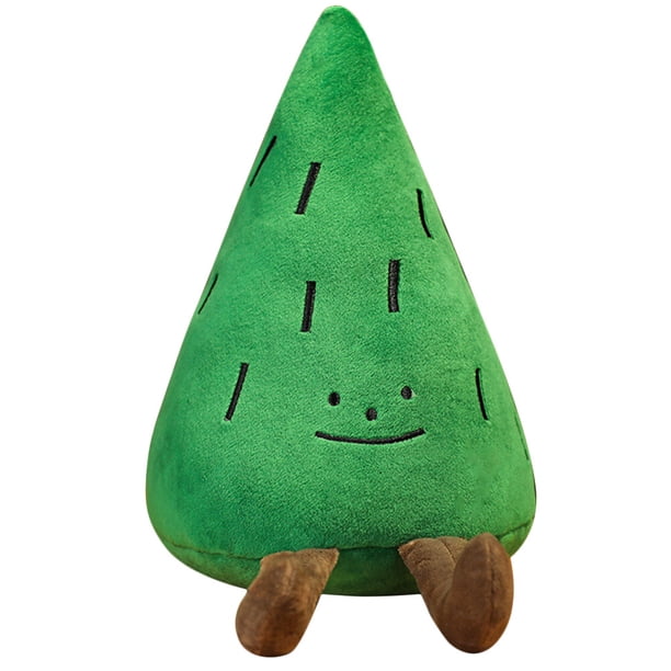 KAKOWELY Cojín de sofá de peluche de pino, plantas de peluche para niños y niñas