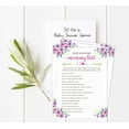 thumbnail image 2 of Inkdotpot Oh Deer Who Knows Mommy BestBaby Shower GameCards-FunActivity Cards Set Of 50Floral Party Theme, 2 of 5