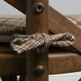 thumbnail image 6 of Aria Memory Foam Non-Slip Chair Cushion Pad with Ties 4 Pack - Multi Dark Brown, 6 of 6