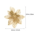 thumbnail image 3 of 24 Pcs Plastic Simulated Flowers Garland Adornments Wreath Flowers (Golden), 3 of 5