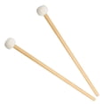 thumbnail image 3 of 12 Pieces Double Drum Cymbal Gong Mallet Soft Hammer Sticks Mallets Rods Felt Hammer 385mm, 3 of 8