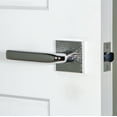thumbnail image 6 of Viaggio Qadmhmbll_Prv_238_Lh Quadrato Hammered Left Handed Solid Brass Privacy Door Lever, 6 of 7