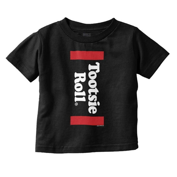 Retro Candy Logo Vintage Tootsie Roll Toddler Boy Girl T Shirt Infant Toddler Brisco Brands 12M