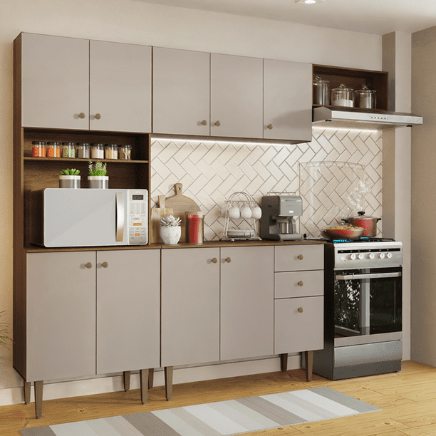 Cocina Integral Completa Modular Madesa Gourmet 235cm MC 04