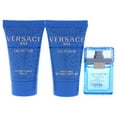 Versace Man Eau Fraiche SetEdt .17 Oz Mini & Aftershave Balm .8 Oz