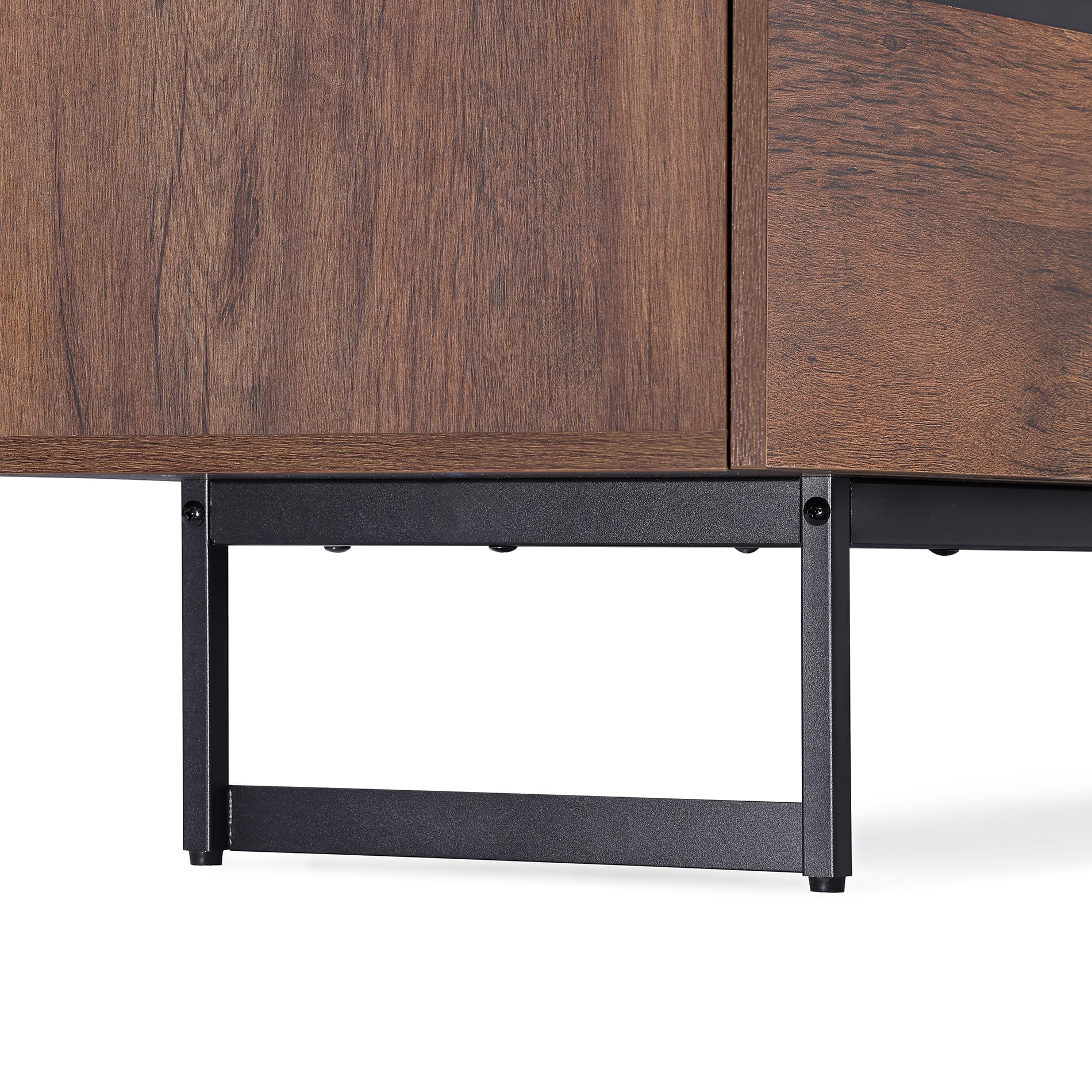 FITUEYES TV Stand with Drawers for TVs up to 75", Brown
