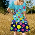 thumbnail image 3 of Colorful Dots 2025 Dress Evening Elegant And Chic Women for Outfits Beach Clothes Women Dress, 3 of 6