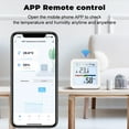 thumbnail image 3 of Tuya WiFi BT Dual-Mode Temperature Humidity Tester LCD Backlight Display Mobilephone APP Remotely Control Intelligent, 3 of 8