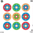 thumbnail image 2 of Ez Aim Fun Paper Shooting Targets, Plinking the Day Away, 12 In Square, 12-Pack, Multi-Color, 2 of 15