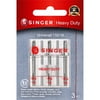 SINGER Size 110/18 Universal Heavy-Duty Sewing Machine Needles (3 Pack)