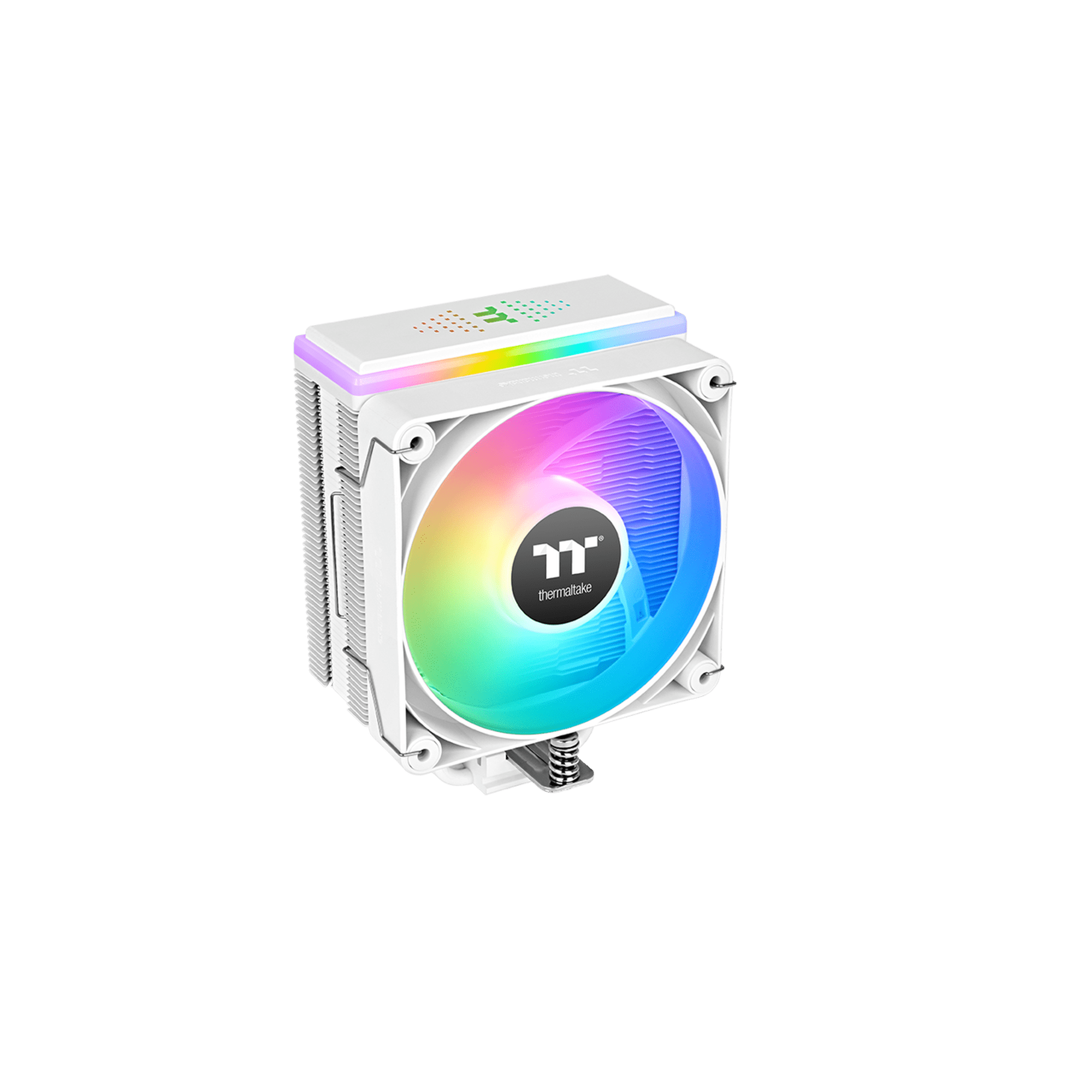 Thermaltake ASTRIA 200 ARGB CPU Cooler; 4 Copper Heat Pipes; 120mm PWM Fan; 500~1800RPM; Single Tower; Intel/AMD; 210W TDP; White; CL-P137-AL12SW-A