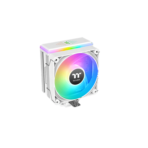 Thermaltake ASTRIA 200 ARGB CPU Cooler; 4 Copper Heat Pipes; 120mm PWM Fan; 500~1800RPM; Single Tower; Intel/AMD; 210W TDP; White; CL-P137-AL12SW-A