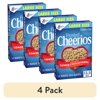 (4 pack) Frosted Cheerios Crunchy Large Size Cereal, 13.5oz, Gluten Free, Shelf Stable, Cardboard Box, New