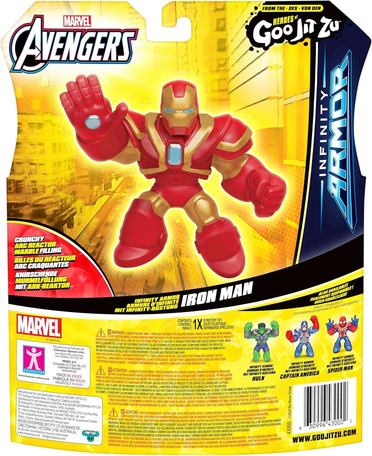 Heroes of Goo Jit Zu Infinity Armor Iron Man Action Figure