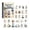 Advent Calendar||17#, variant on 2D Acrylic Advent Calendar, 24 Pcs Flat Hanging Ornaments, Christmas Countdown Gift Box for Holiday Decor