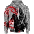 thumbnail image 3 of Sudadera con capucha holgada para hombre, sudadera con capucha para hombre, sudadera con capucha con estampado de bandido de caballo súper genial, sudaderas con capucha, ropa de calle Harajuku, 3 of 5